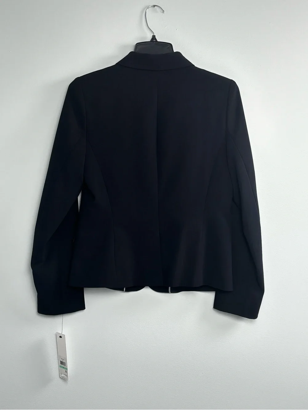 Calvin Klein Blazer Womens 8P Blue Petite Jacket Stretch Lined Workwear